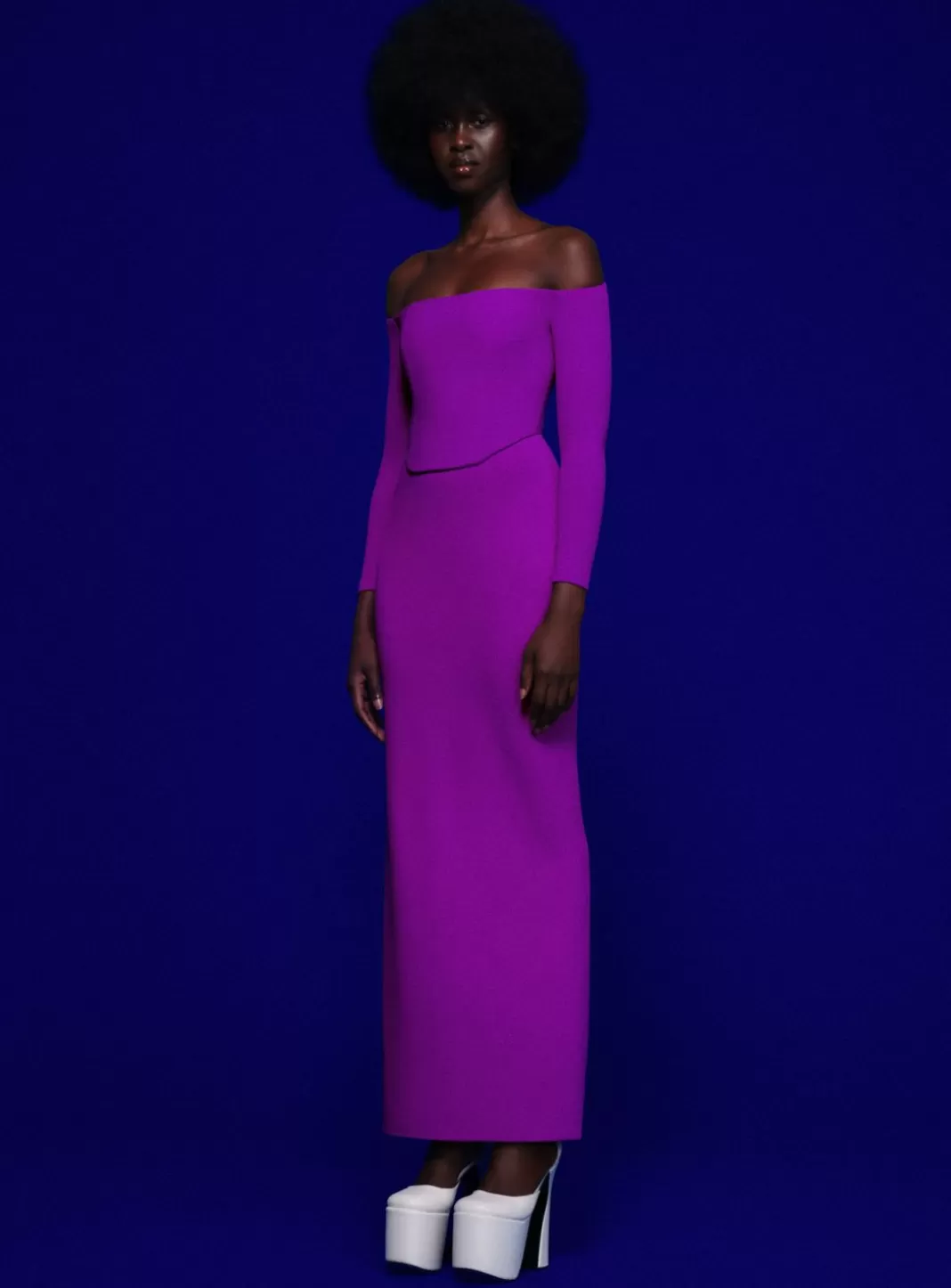 Solace London Dresses^The Kae Maxi Dress In Purple