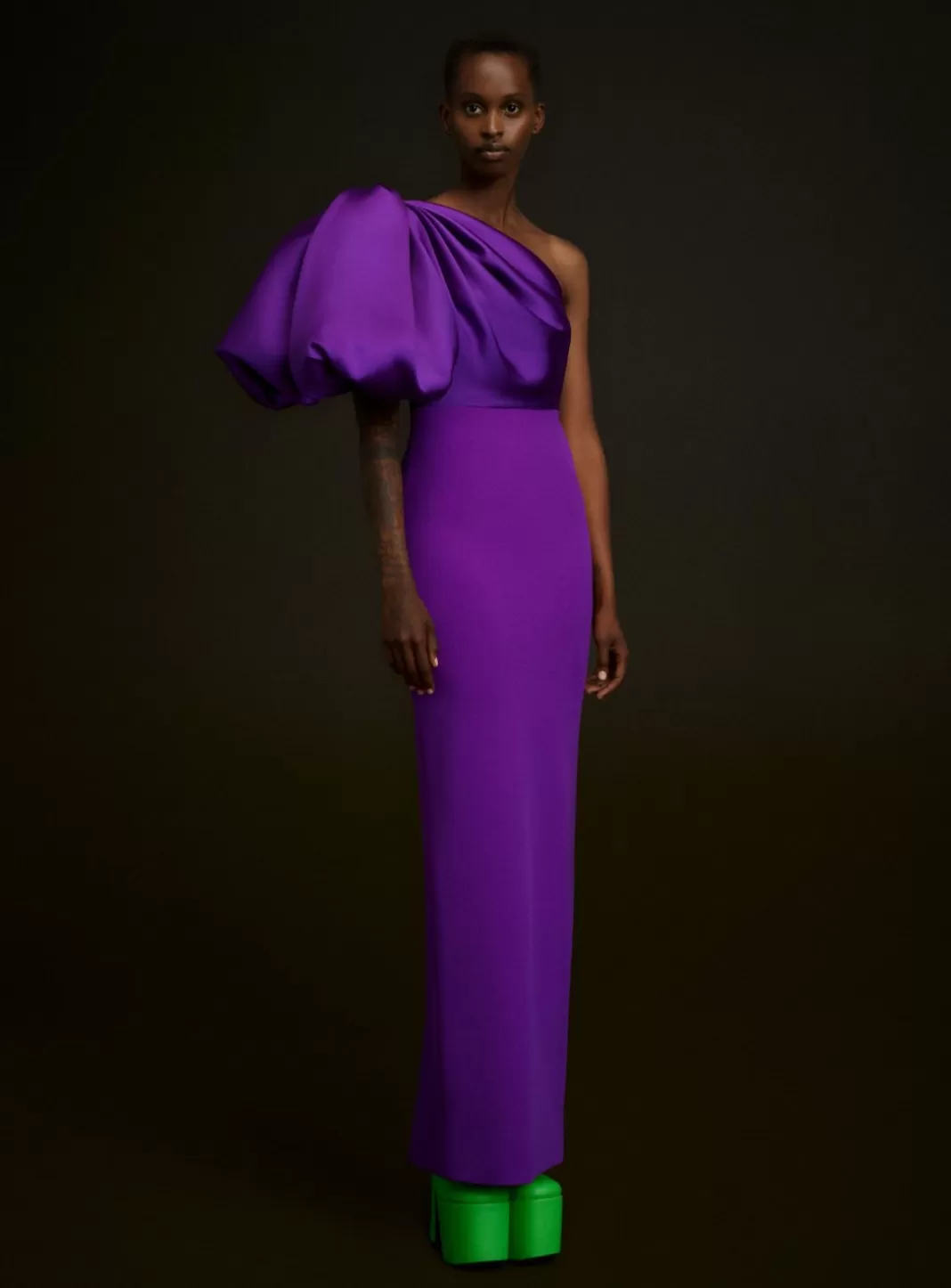 Solace London Dresses^The Karli Maxi Dress In Purple