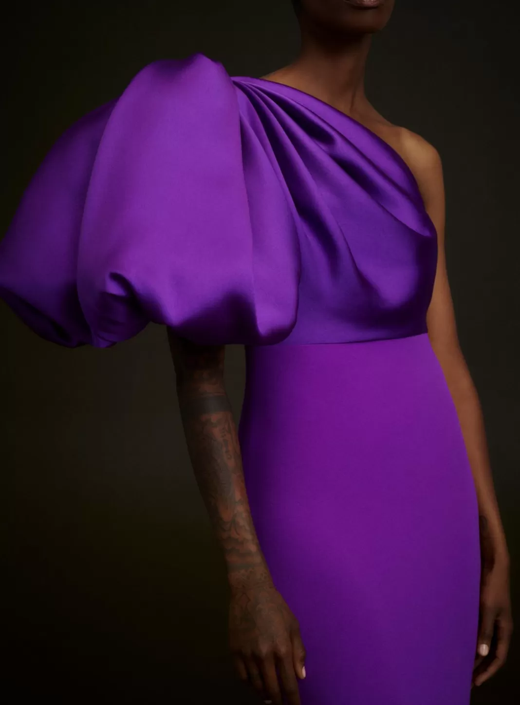 Solace London Dresses^The Karli Maxi Dress In Purple