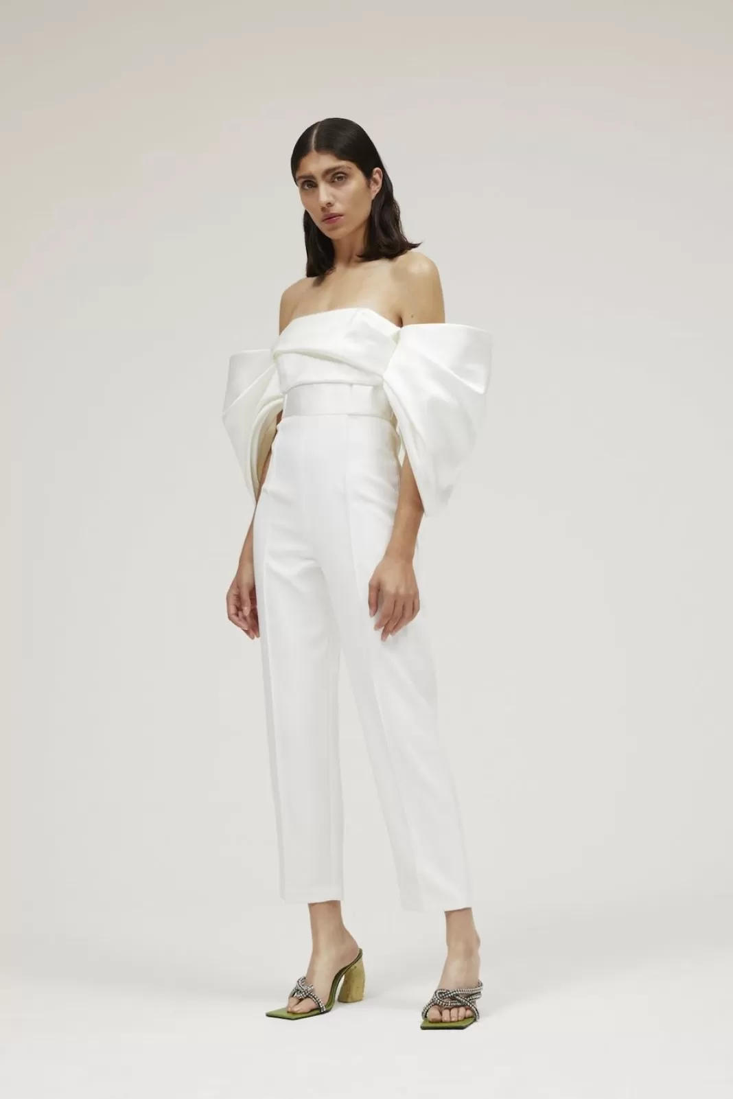 Solace London Bridal^The Kasey Jumpsuit In Cream