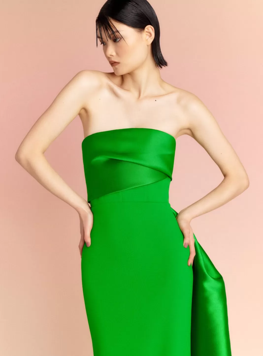 Solace London Dresses^The Kinsley Maxi Dress In Bright Green