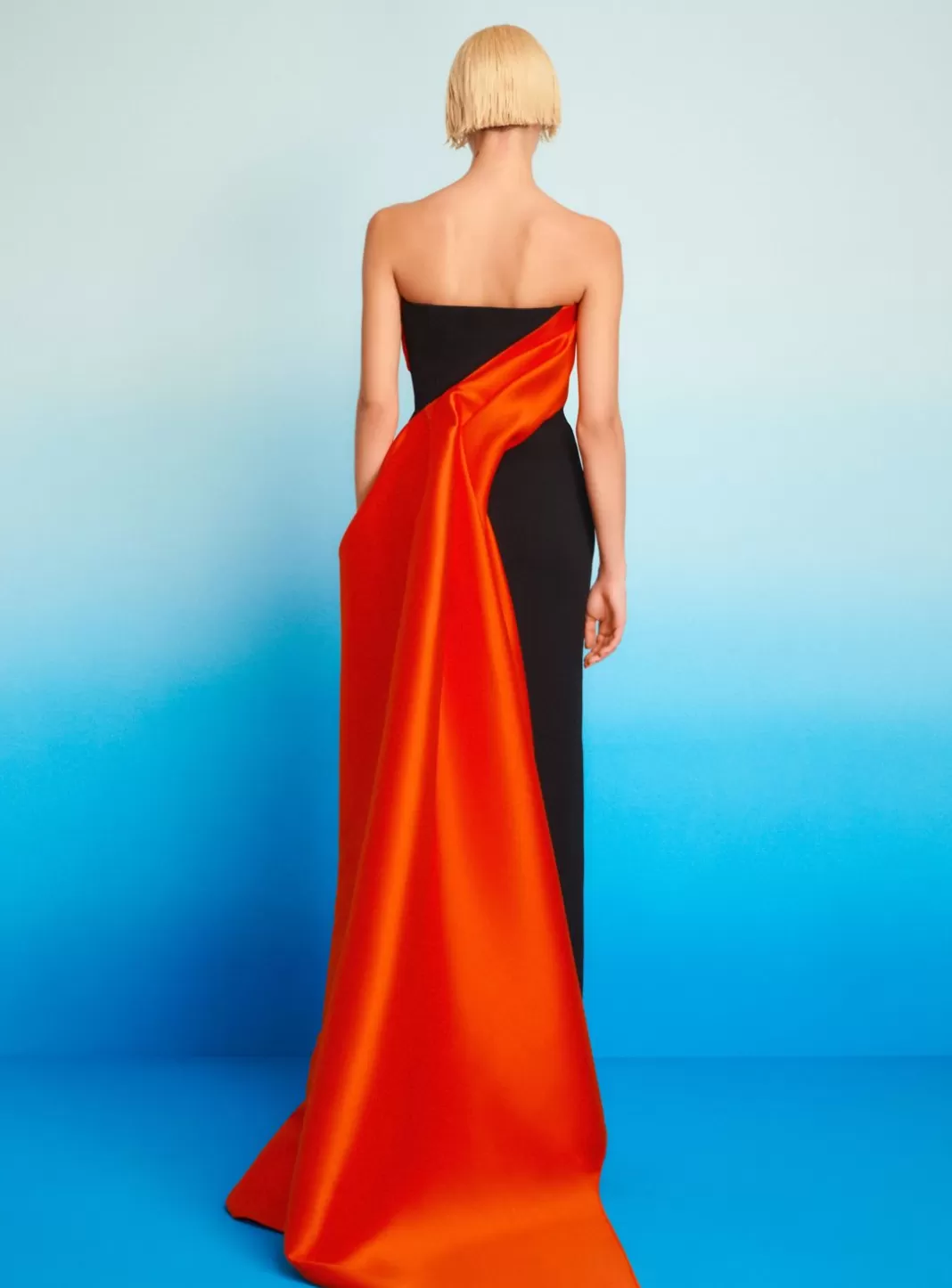 Solace London Dresses^The Kinsley Maxi Dress In Orange & Black