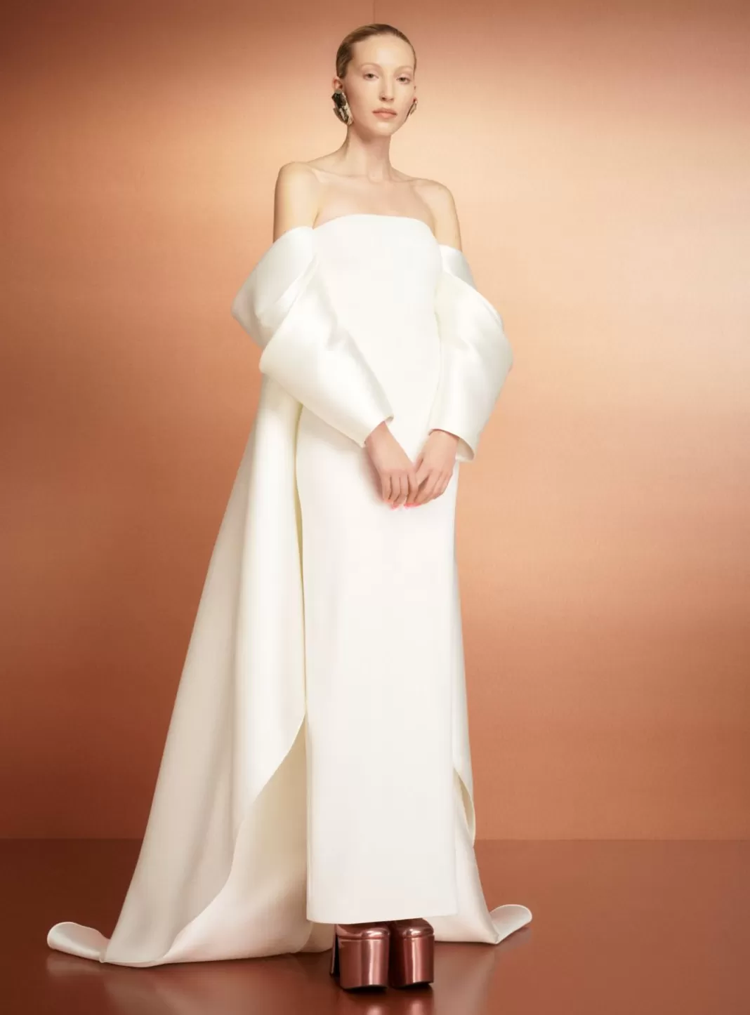 Solace London Bridal^The Kyla Maxi Dress In Cream