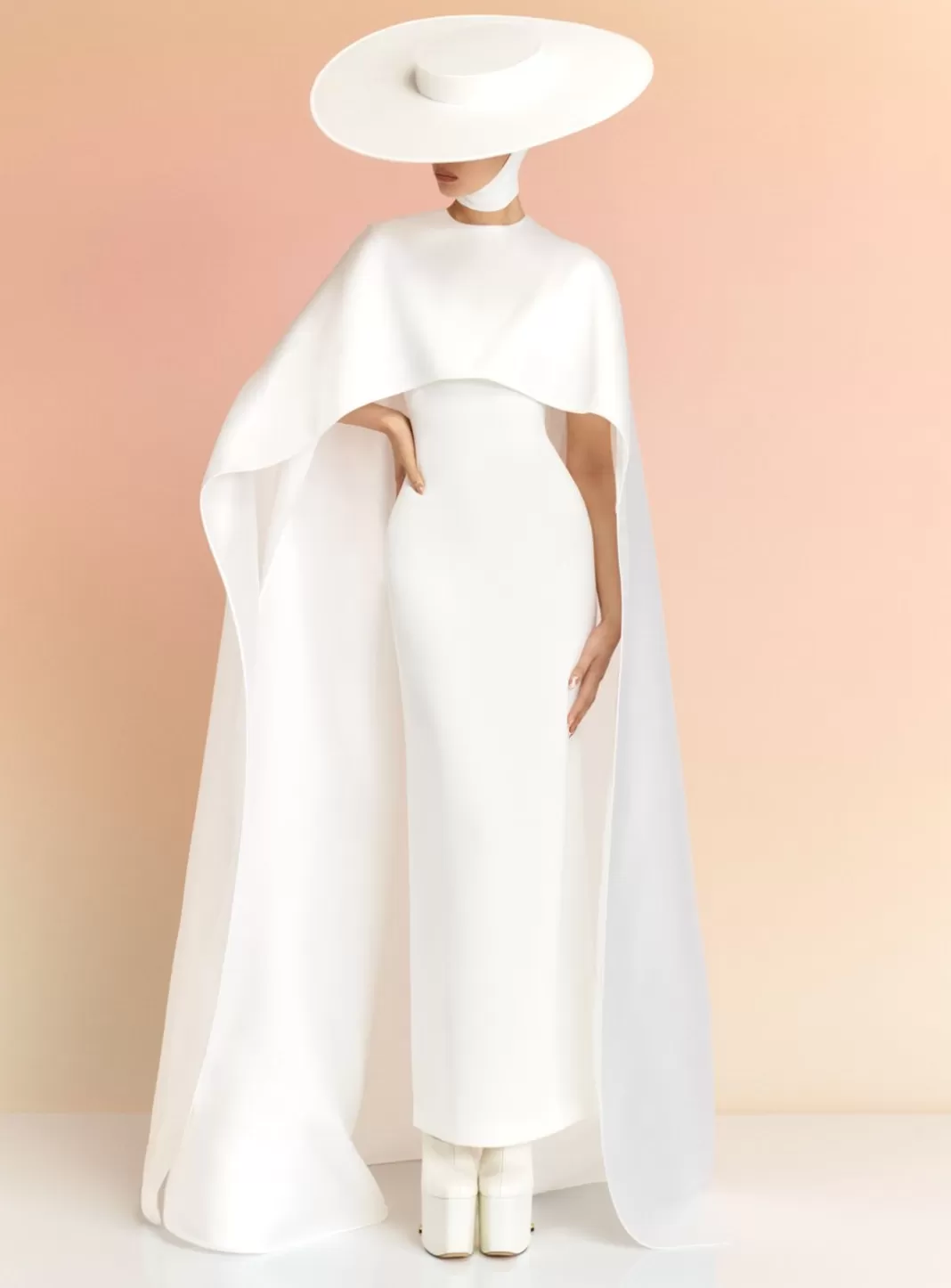 Solace London Bridal^The Leni Maxi Dress In Cream