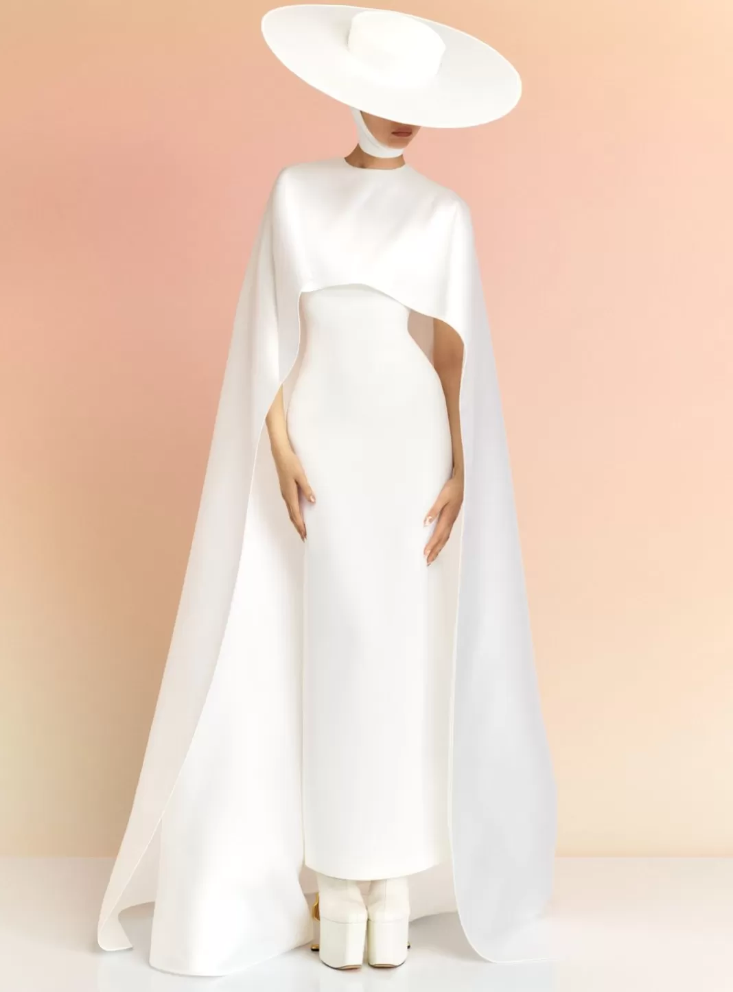 Solace London Bridal^The Leni Maxi Dress In Cream