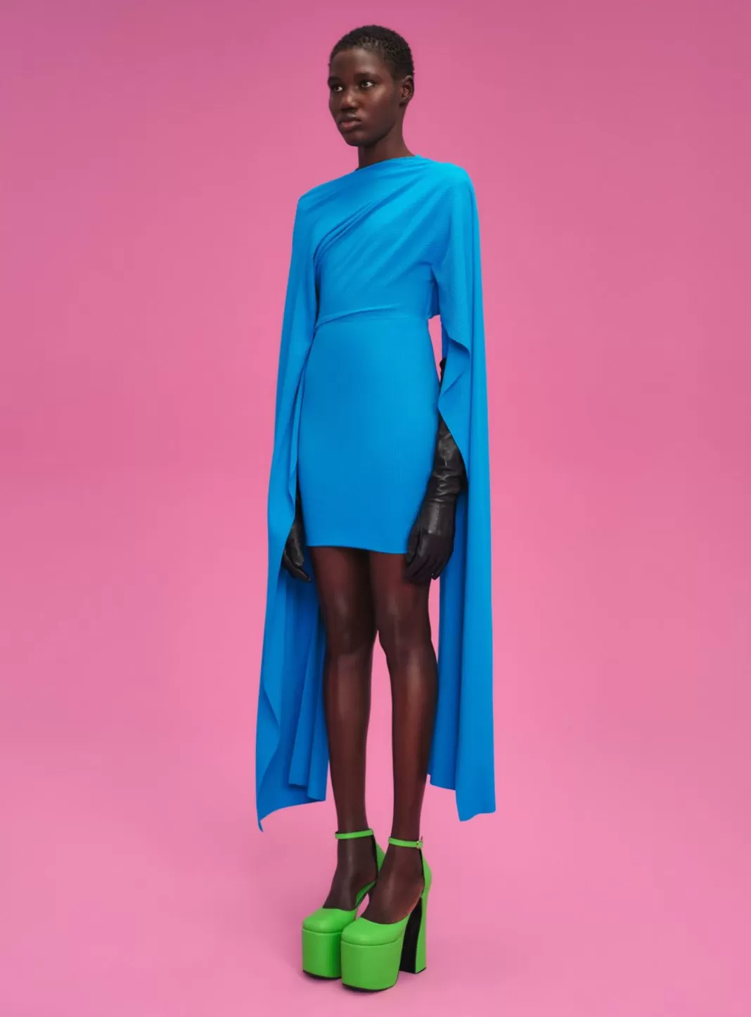 Solace London Dresses^The Leona Mini Dress In Azure