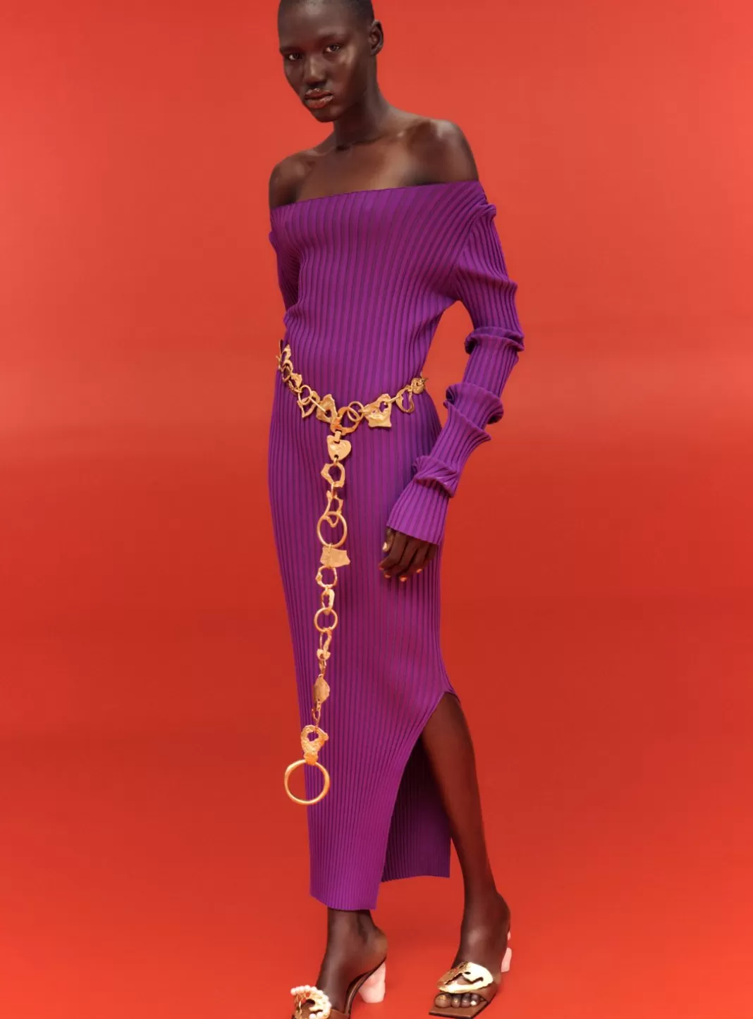 Solace London Dresses^The Loren Maxi Dress In Purple