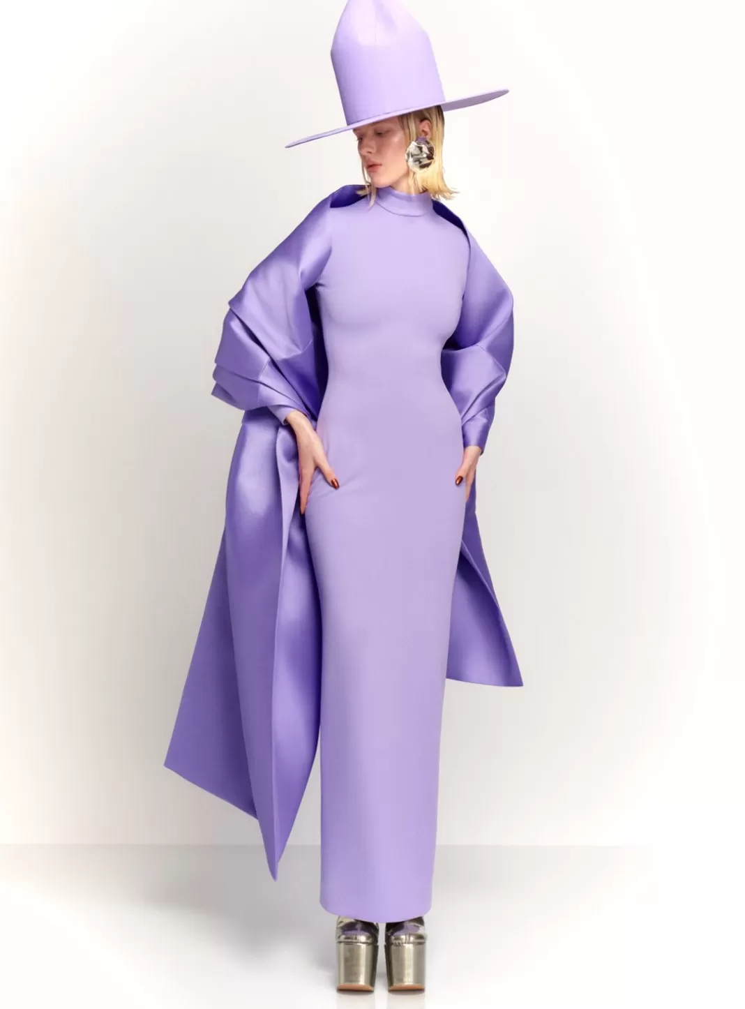 Solace London Dresses^The Lyana Maxi Dress In Lilac