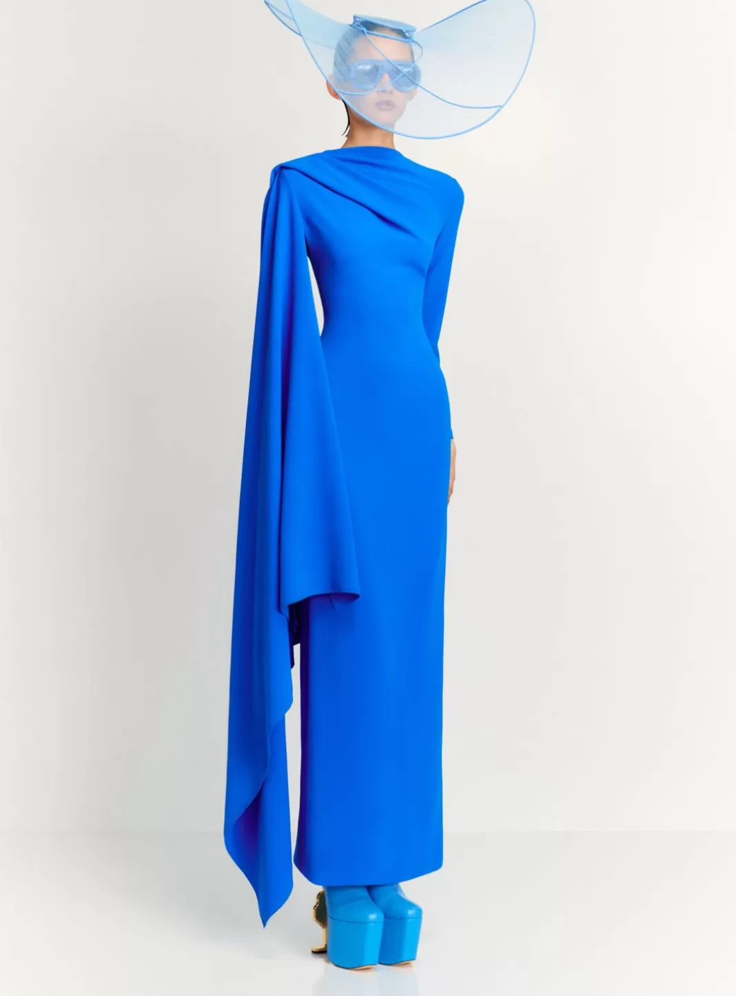 Solace London Dresses^The Lydia Maxi Dress In Blue