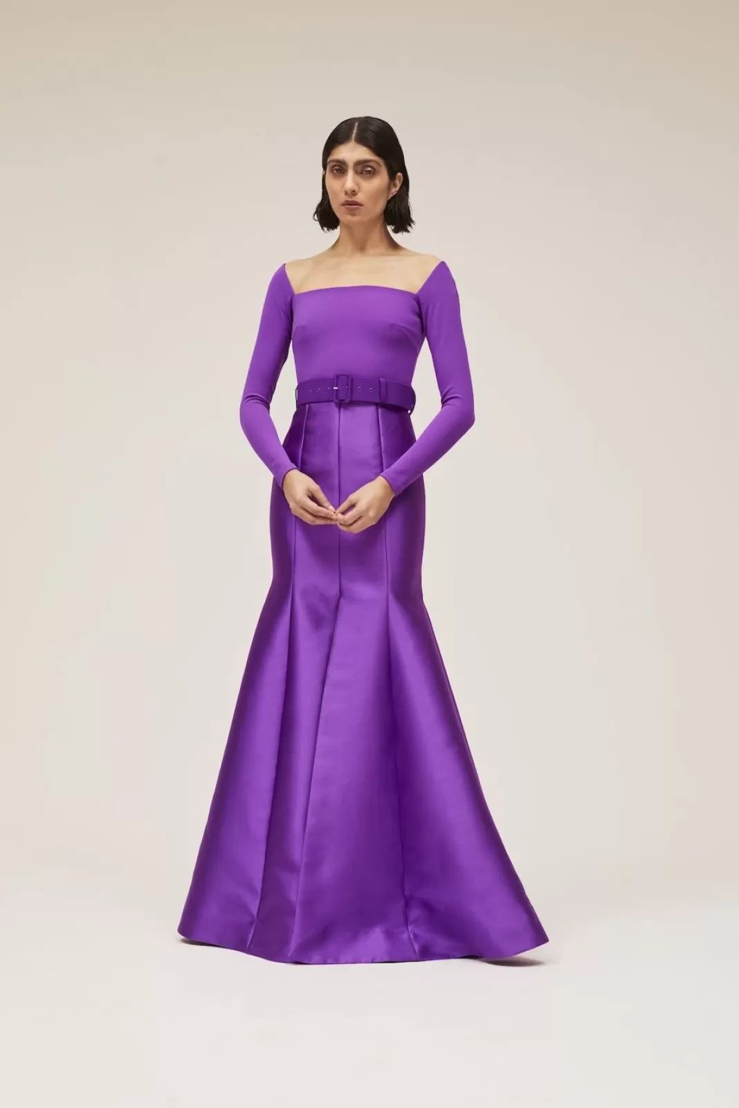 Solace London Dresses^The Mabel Dress In Ultra Purple