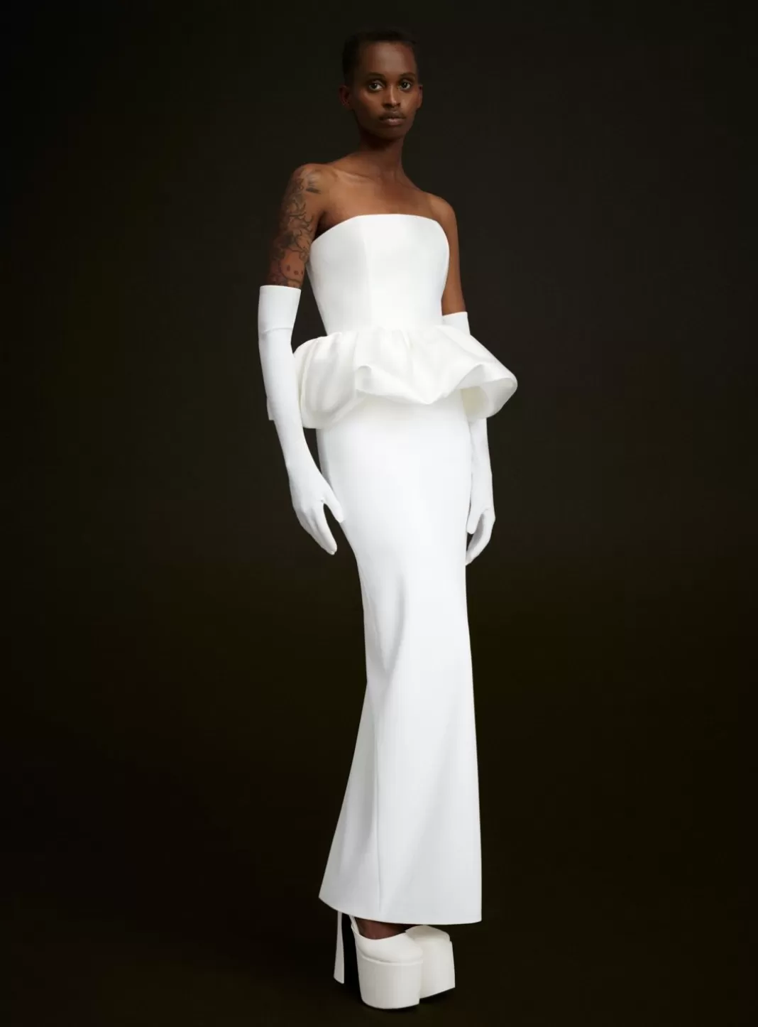 Solace London Bridal^The Maddison Maxi Dress In Cream