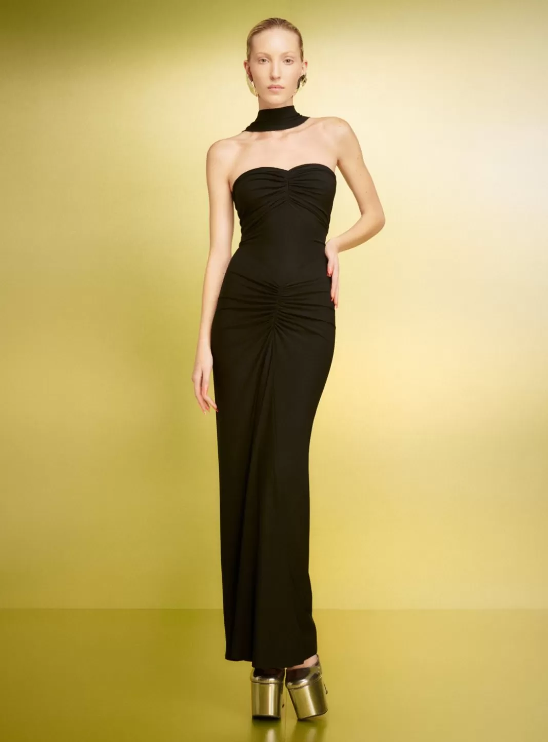 Solace London Dresses^The Maisie Maxi Dress In Black