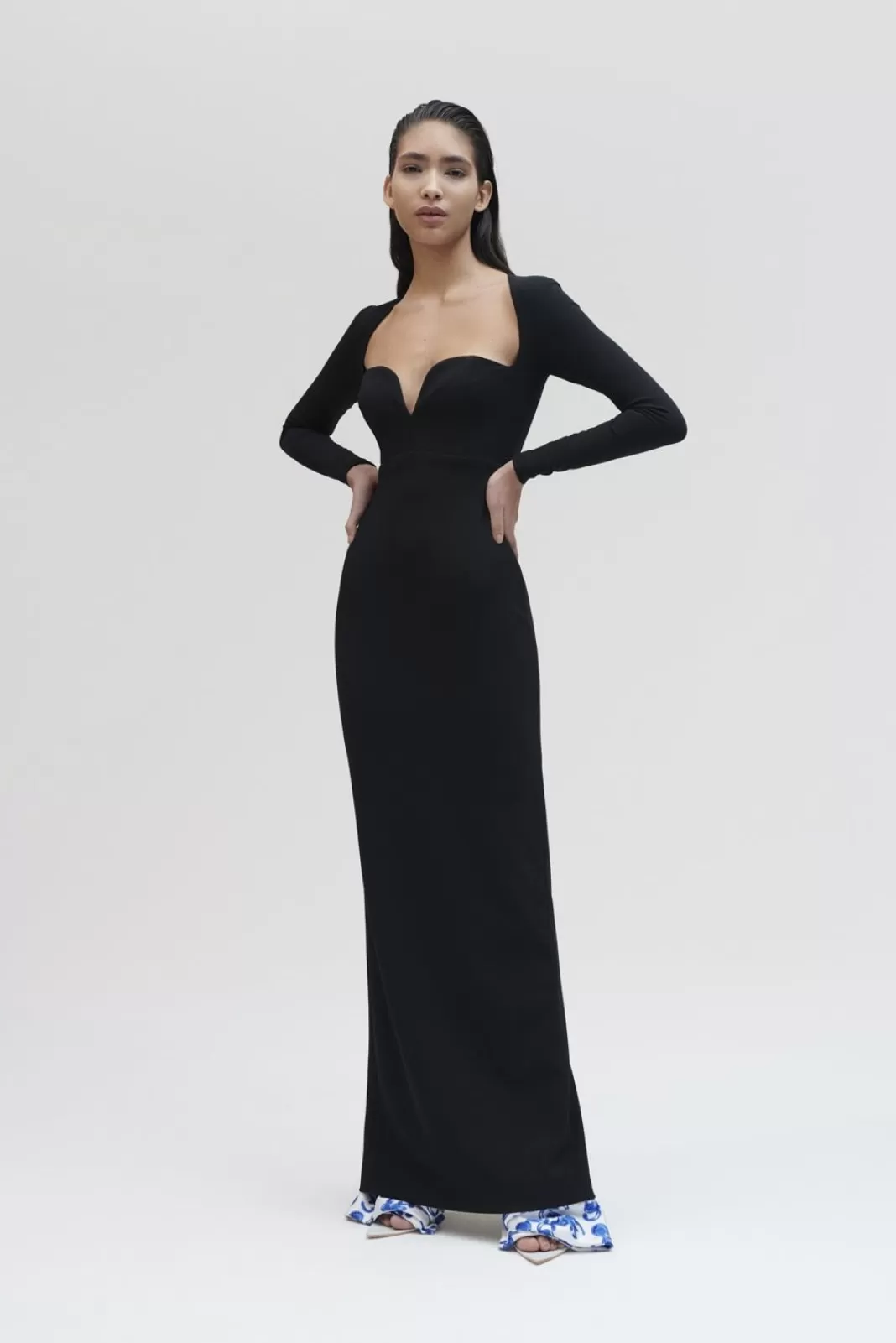 Solace London Dresses^The Marlie Maxi Dress In Black