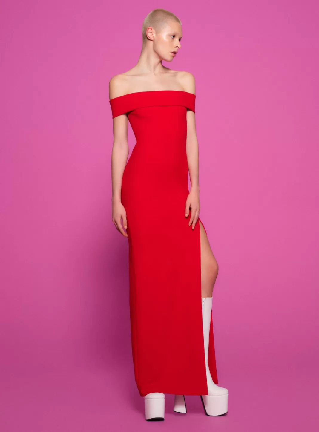 Solace London Dresses^The Martina Maxi Dress In Red