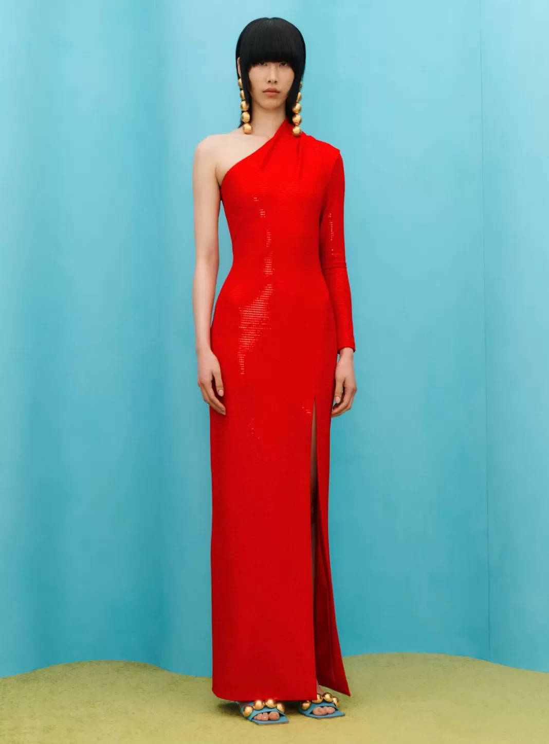 Solace London Dresses^The Monroe Maxi Dress In Red