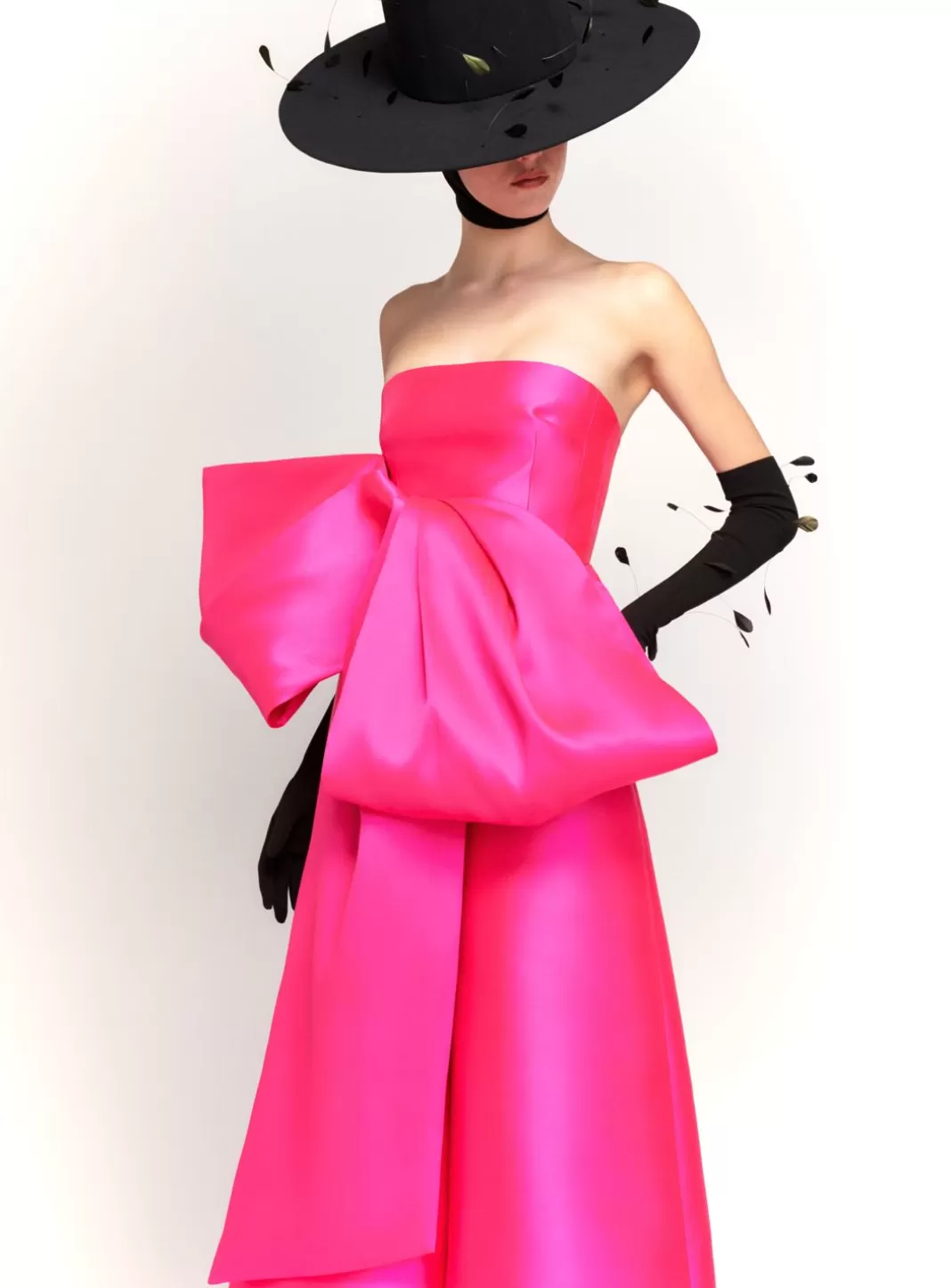 Solace London Dresses^The Nadina Top In Hot Pink