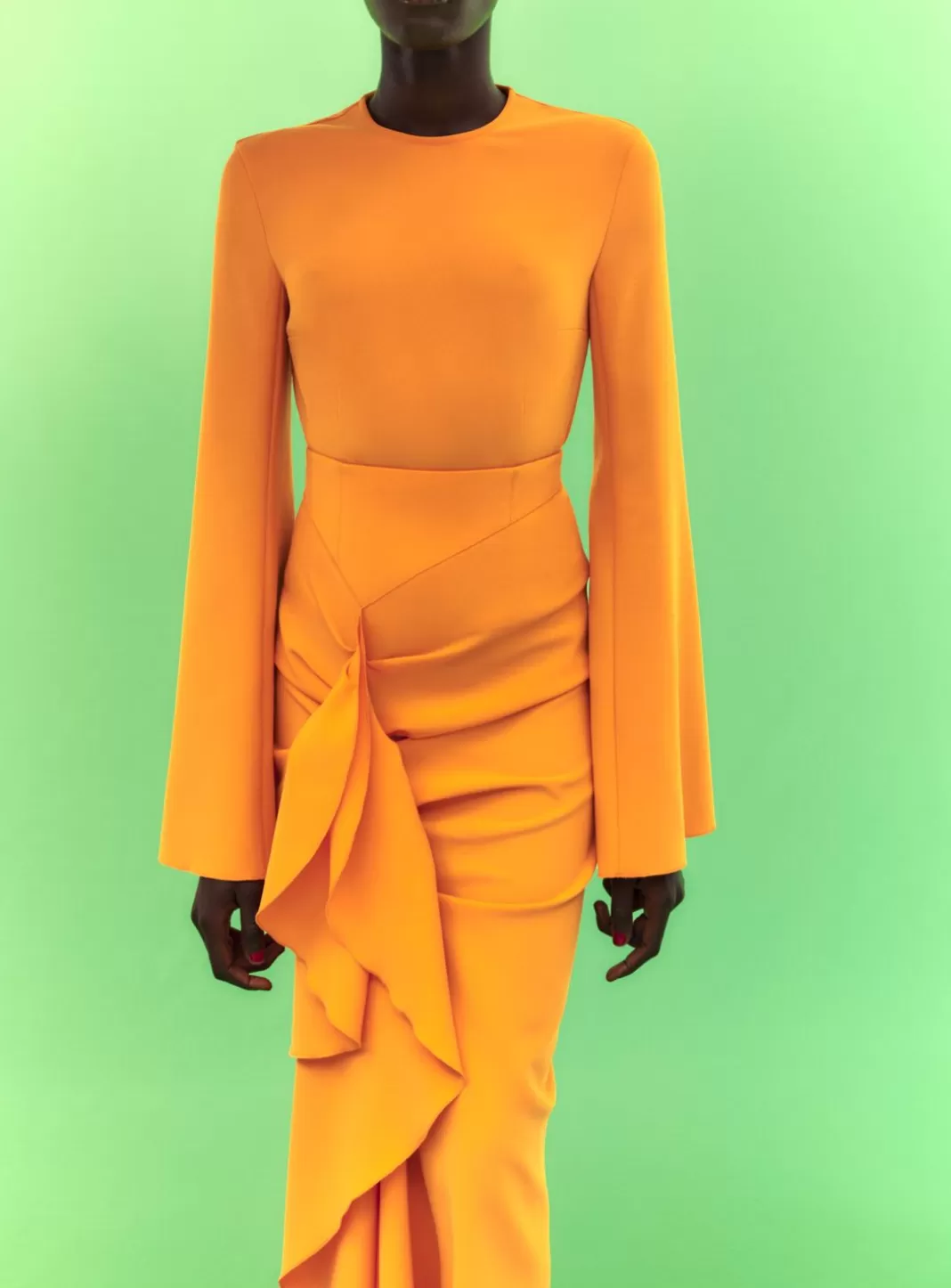 Solace London Modest^The Nahla Top In Orange