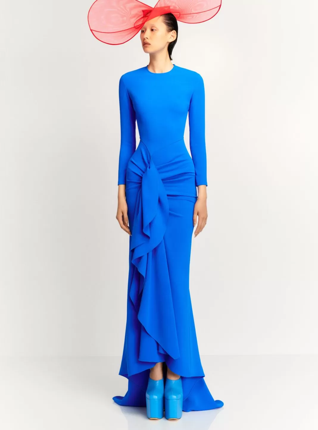 Solace London Dresses^The Nia Maxi Dress In Blue