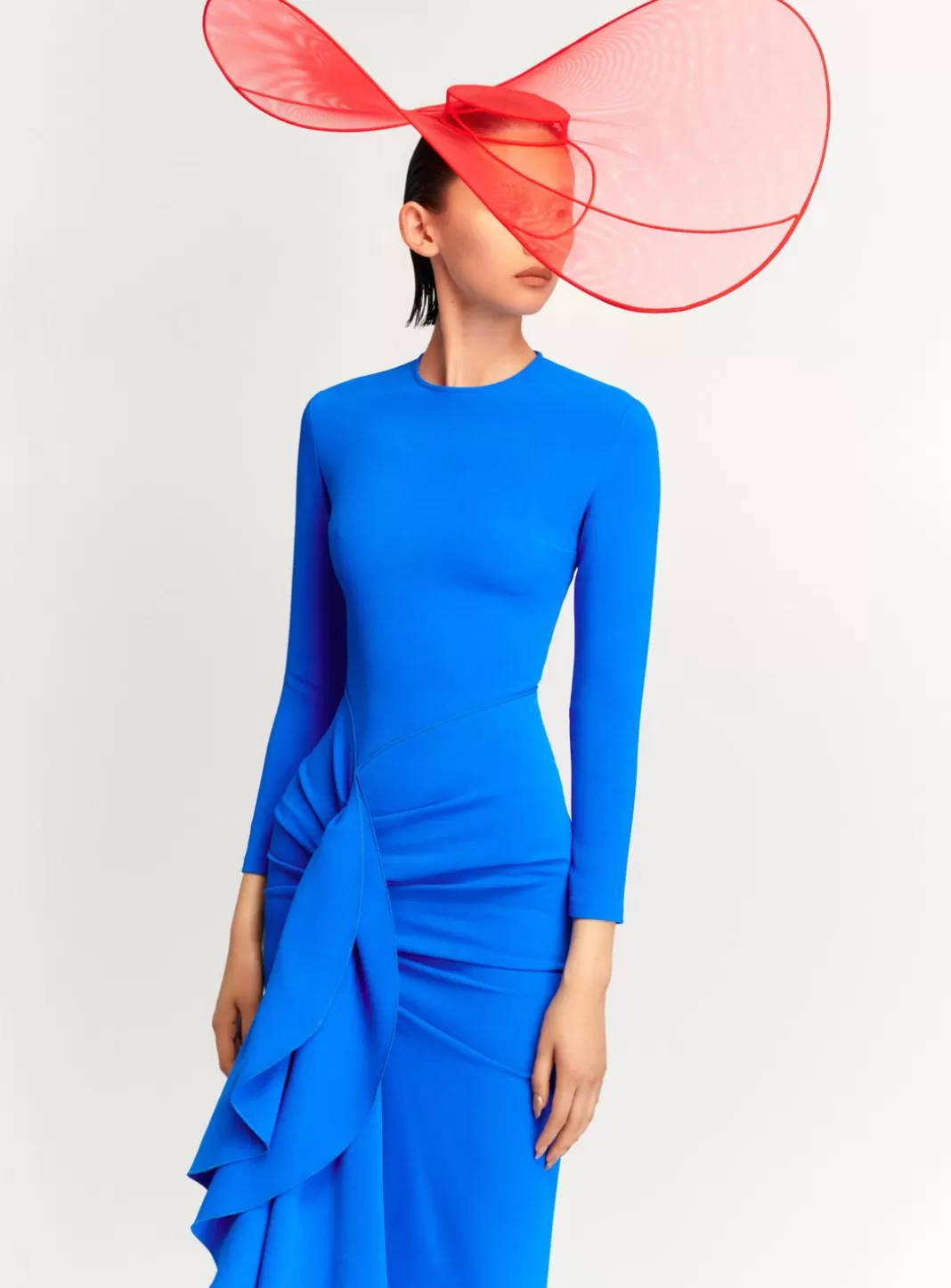 Solace London Dresses^The Nia Maxi Dress In Blue