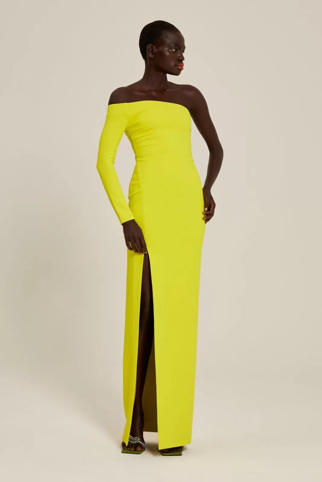 Solace London Dresses^The Palmer Dress In Sulphur