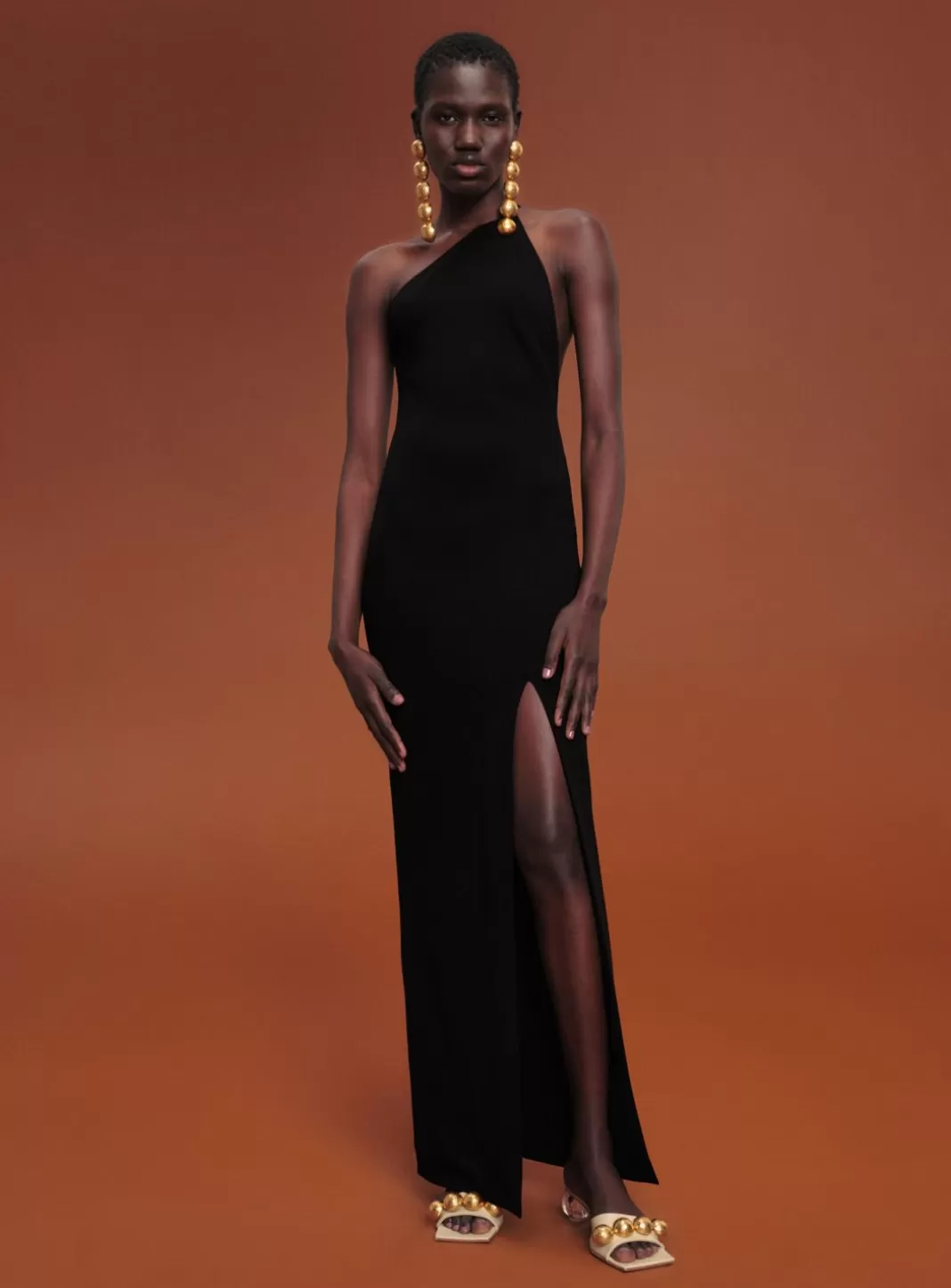 Solace London Icons^The Petch Maxi Dress In Black