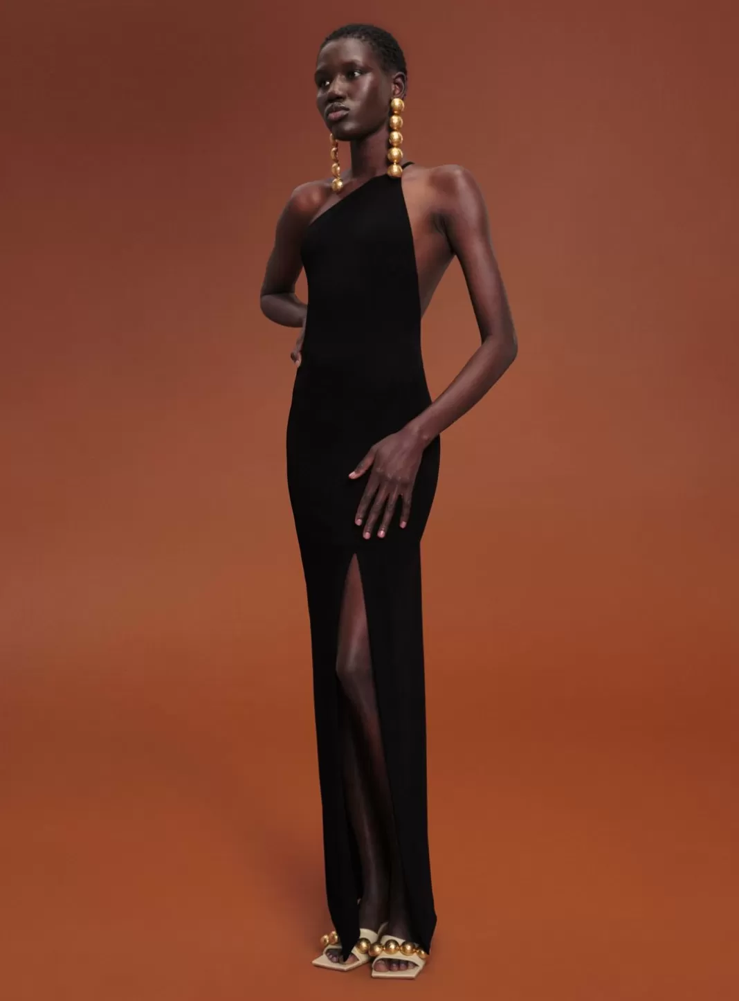 Solace London Icons^The Petch Maxi Dress In Black