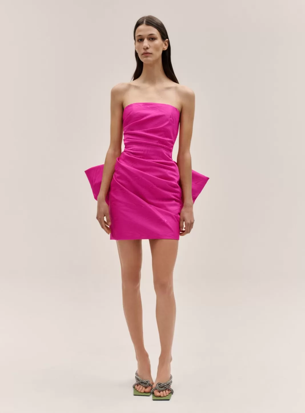 Solace London Dresses^The Posie Mini Dress In Fuchsia