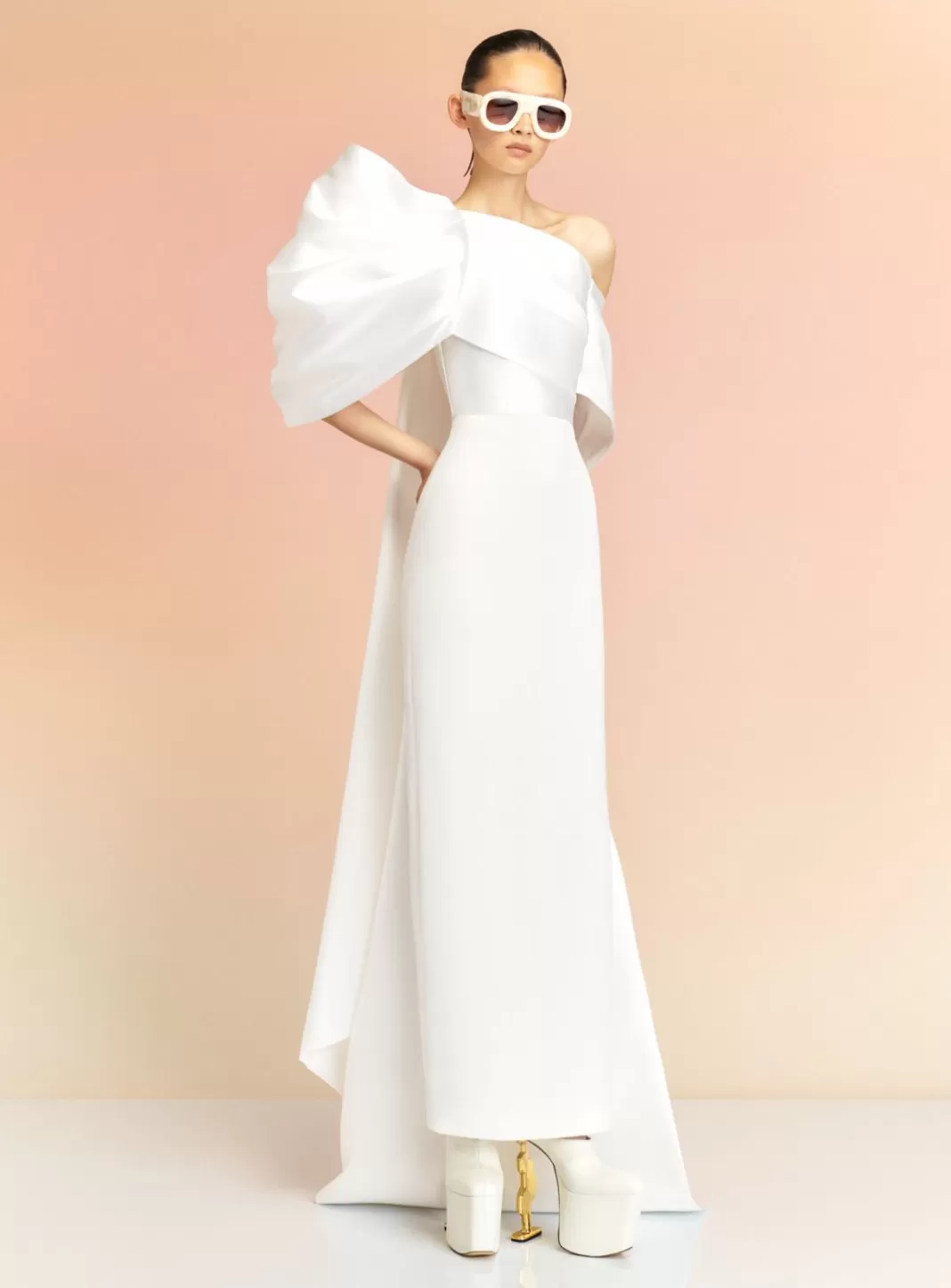 Solace London Bridal^The Raye Maxi Dress In Cream