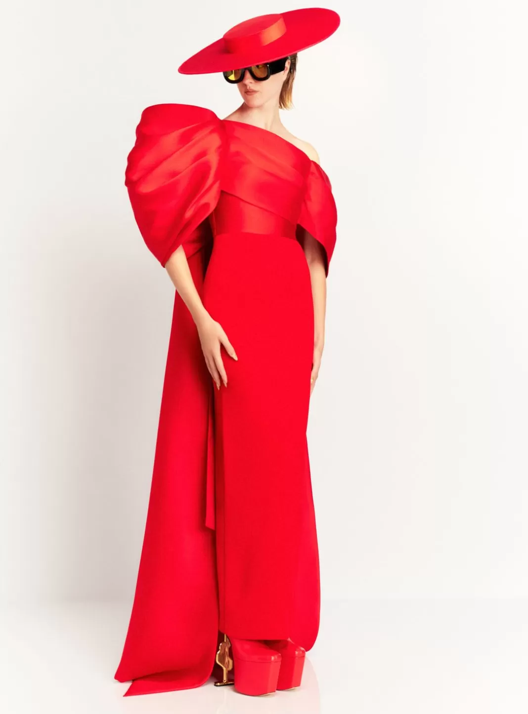 Solace London Dresses^The Raye Maxi Dress In Red