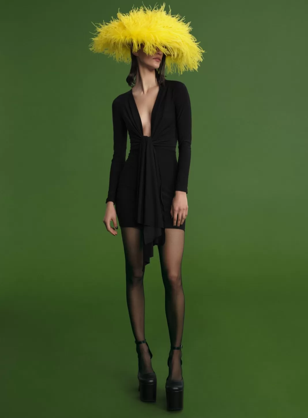 Solace London Dresses^The Renzo Mini Dress In Black