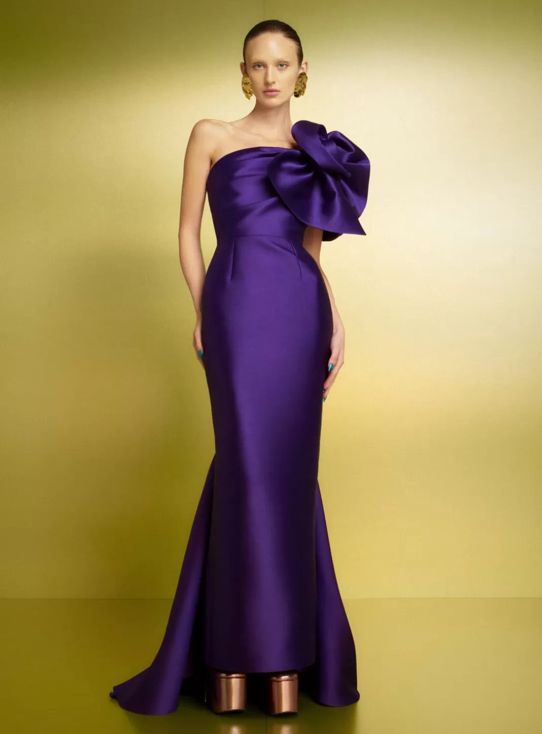 Solace London Dresses^The Reya Maxi Dress In Amethyst