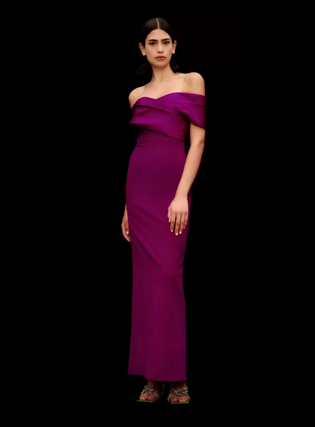 Solace London Dresses^The Rhea Maxi Dress In Purple