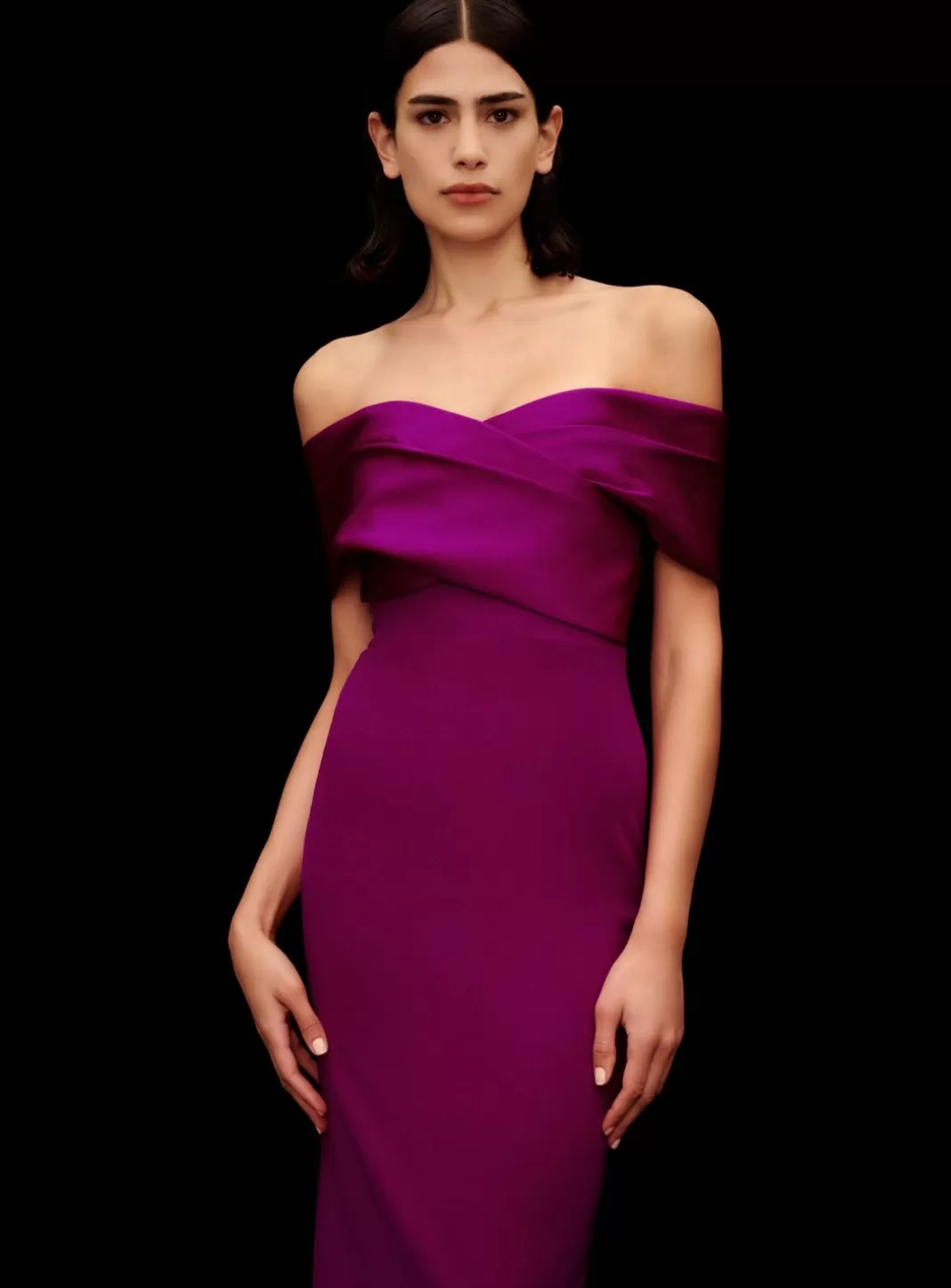 Solace London Dresses^The Rhea Maxi Dress In Purple