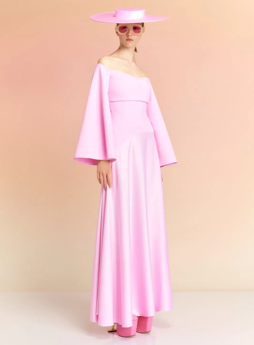 Solace London Dresses^The Rina Maxi Dress In Blush