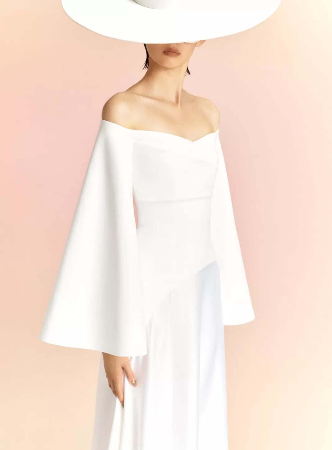 Solace London Bridal^The Rina Maxi Dress In Cream