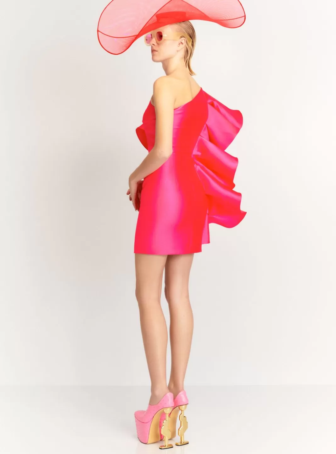 Solace London Dresses^The Rio Mini Dress In Ultra Pink