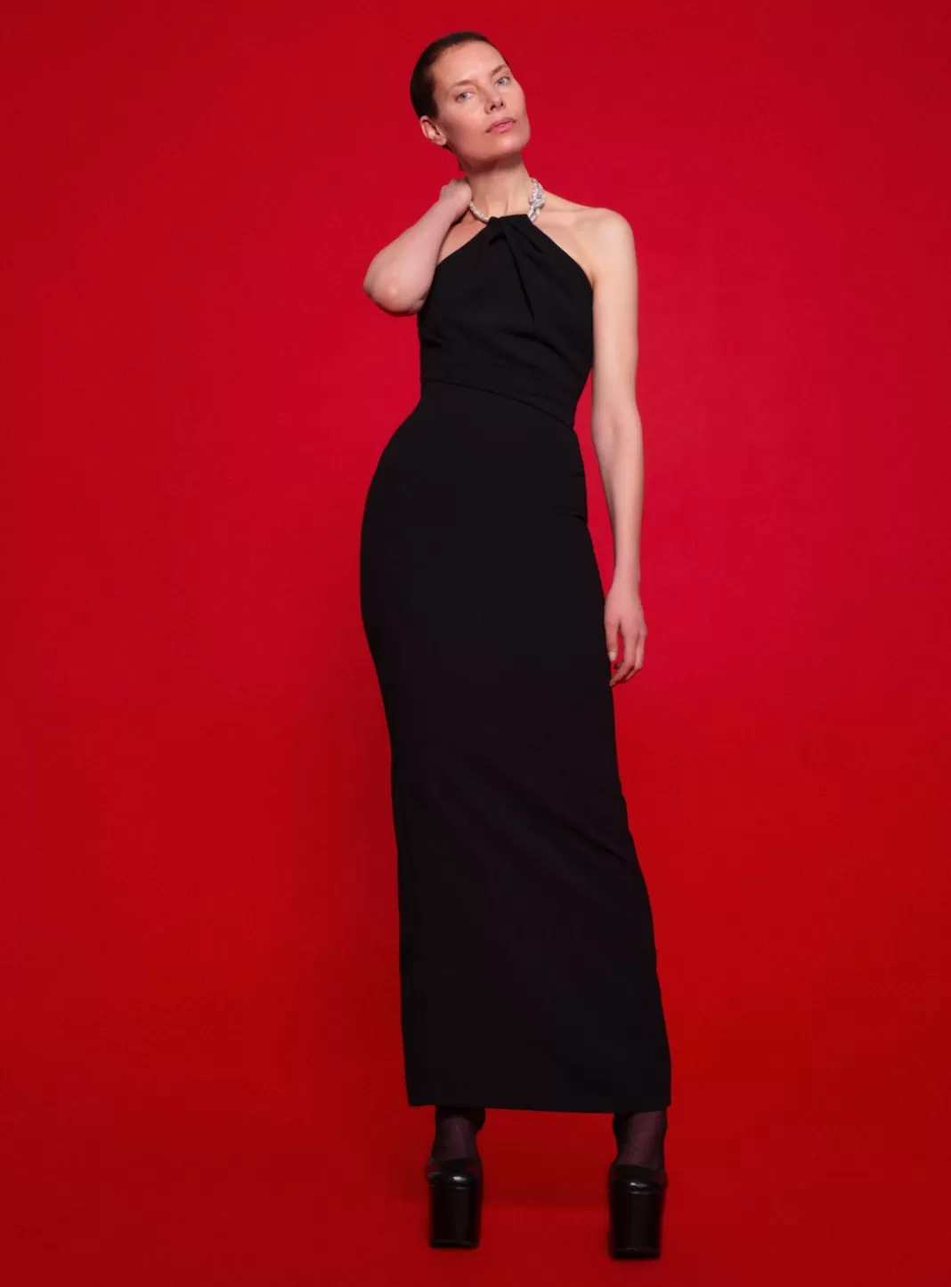 Solace London Dresses^The Riva Maxi Dress In Black