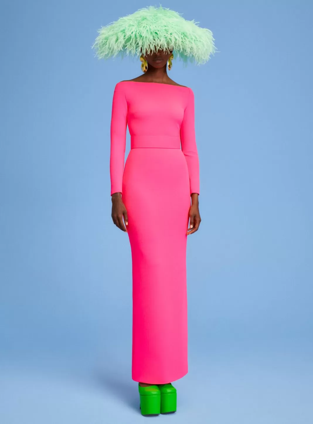 Solace London Dresses^The Sabina Maxi Dress In Ultra Pink