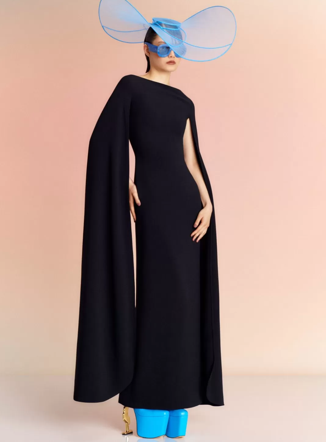 Solace London Modest^The Sadie Maxi Dress In Black