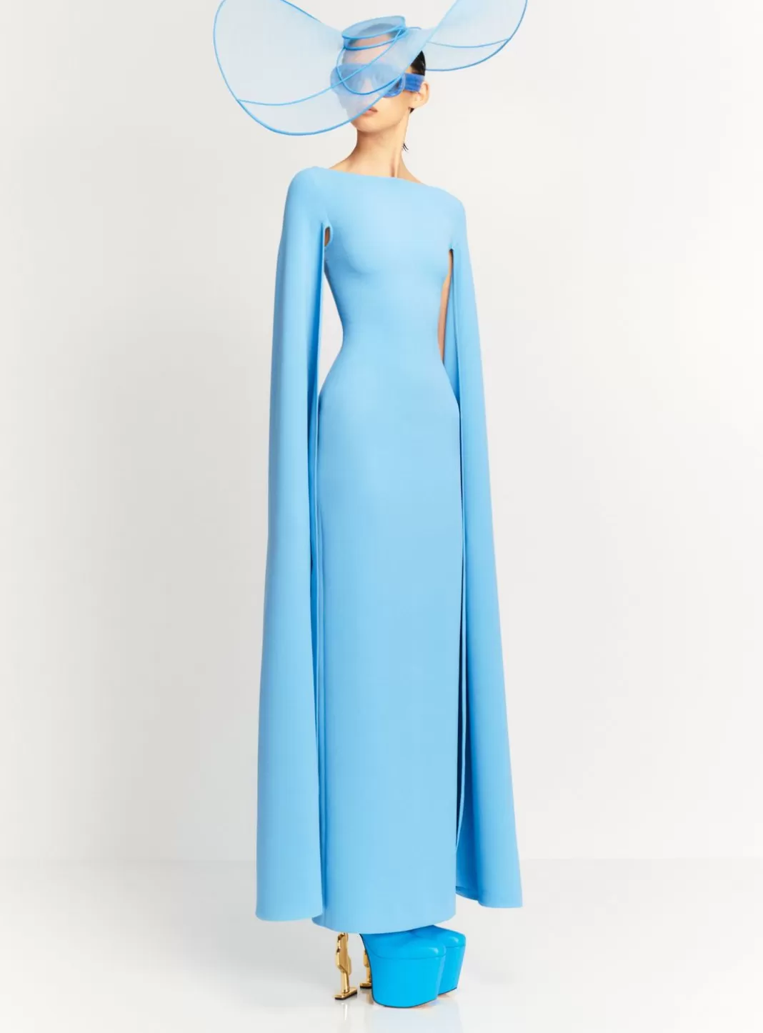 Solace London Modest^The Sadie Maxi Dress In Bluebell