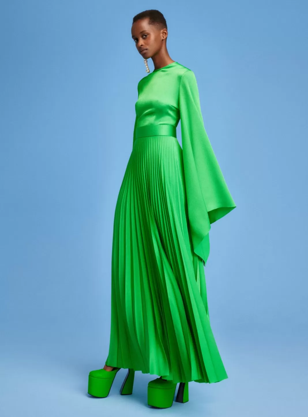 Solace London Dresses^The Sage Maxi Dress In Green