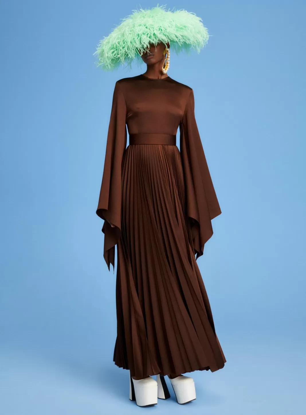 Solace London Dresses^The Sage Maxi Dress In Mocha