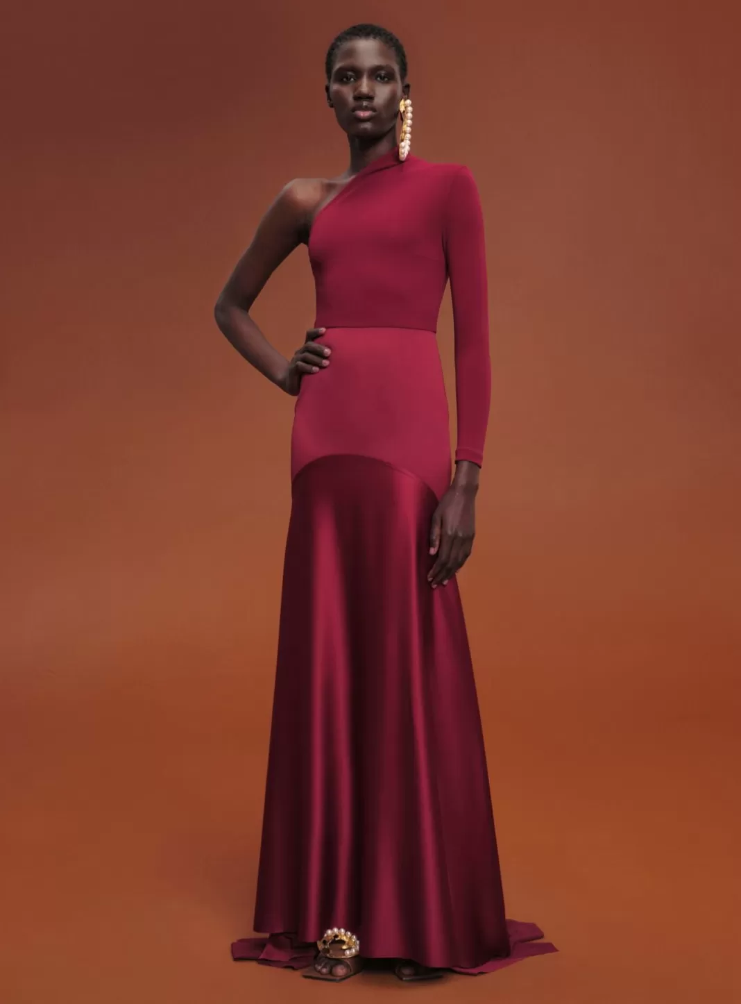 Solace London Dresses^The Sarr Maxi Dress In Mulberry