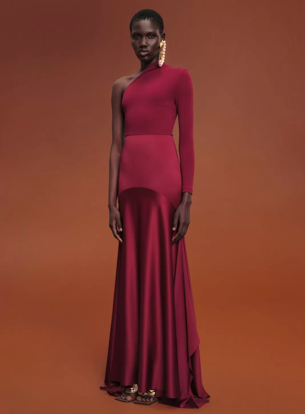 Solace London Dresses^The Sarr Maxi Dress In Mulberry