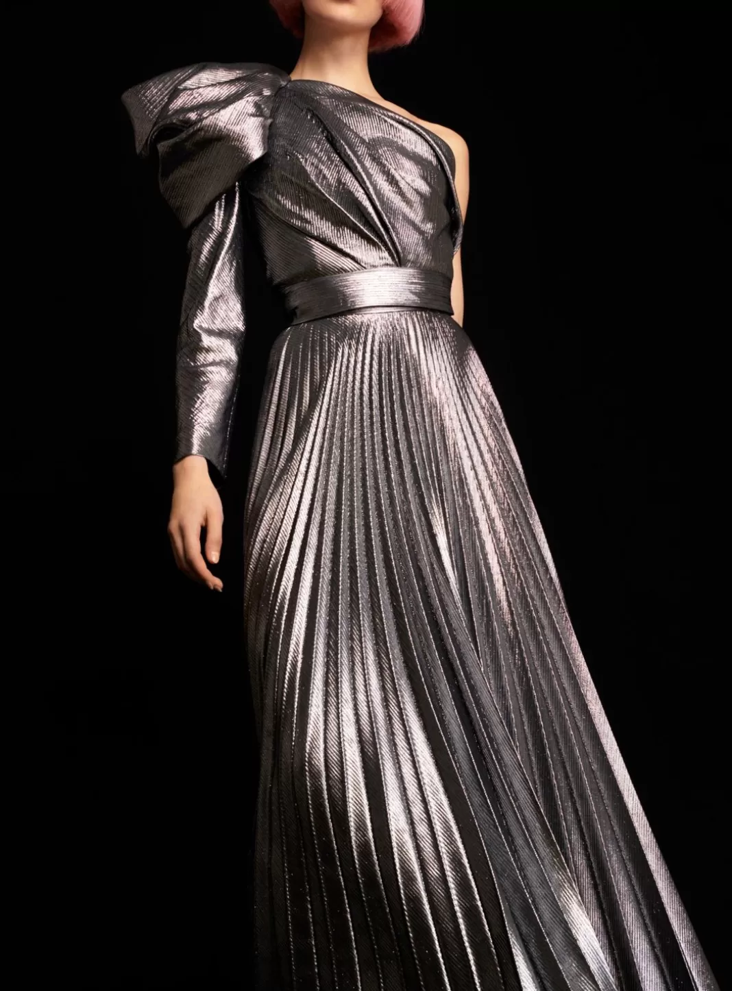 Solace London Dresses^The Sawyer Maxi Dress In Silver