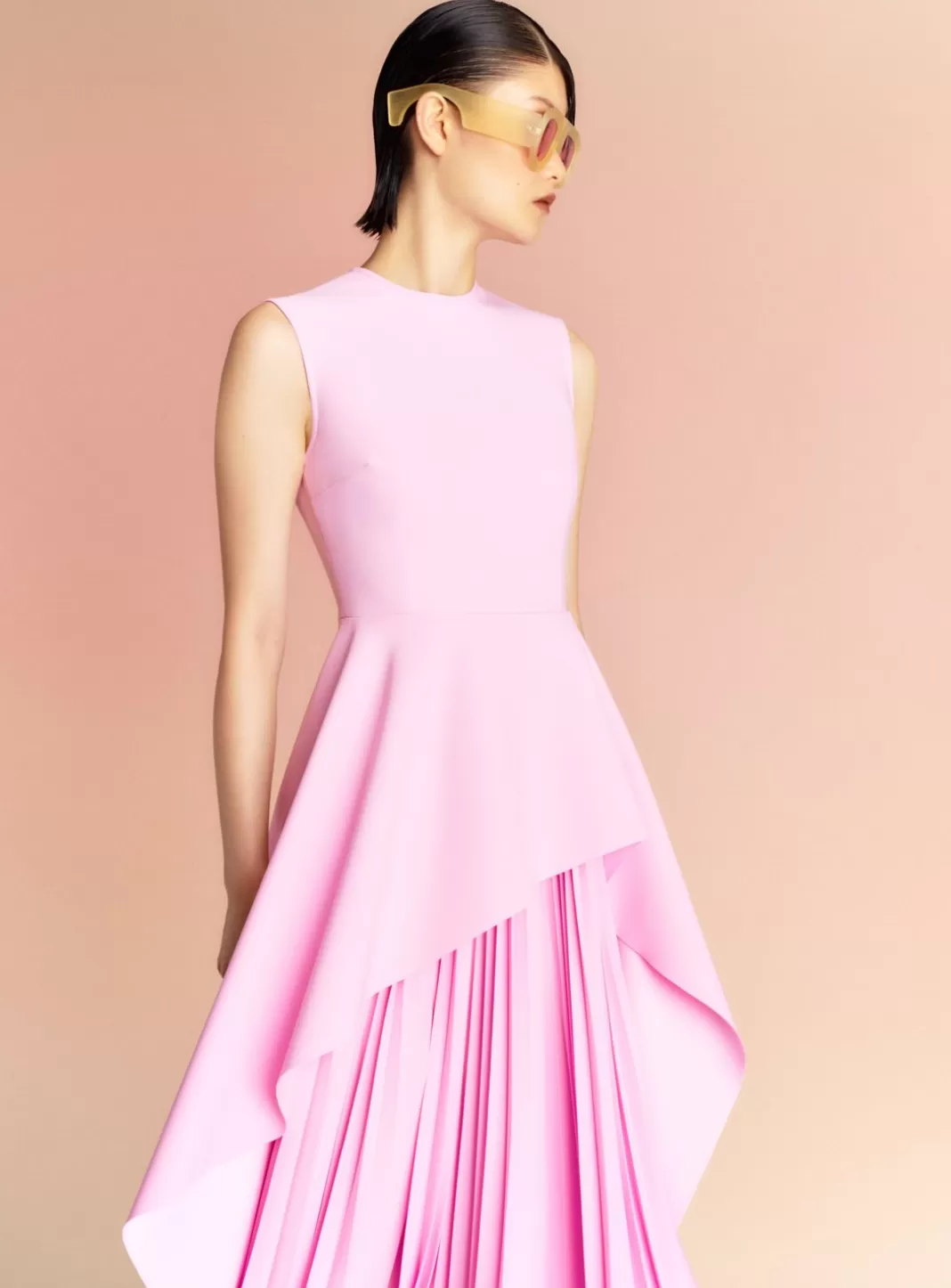 Solace London Dresses^The Severny Midi Dress In Blush