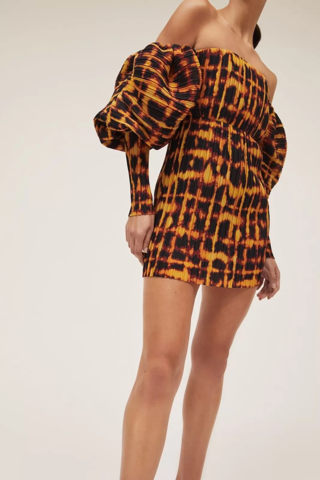 Solace London Dresses^The Skye Dress In Brown Painted Check