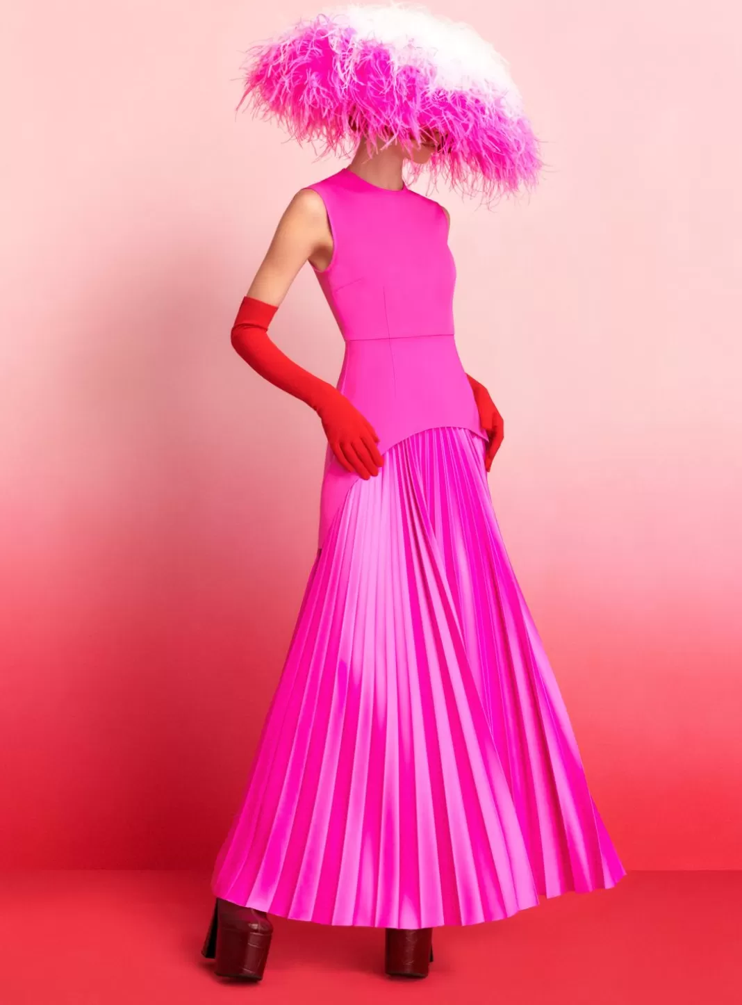 Solace London Dresses^The Sofija Maxi Dress In Fuchsia