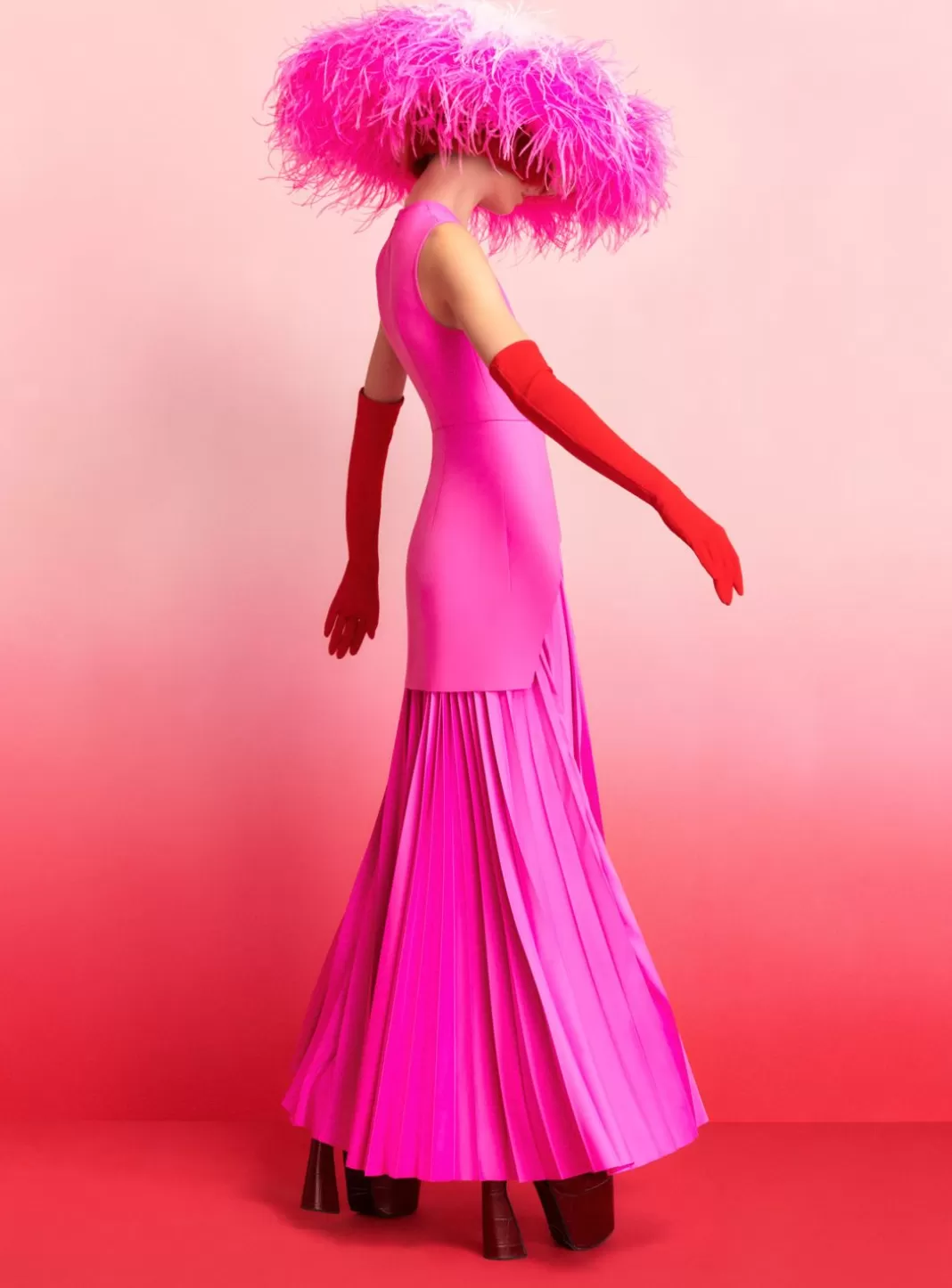 Solace London Dresses^The Sofija Maxi Dress In Fuchsia