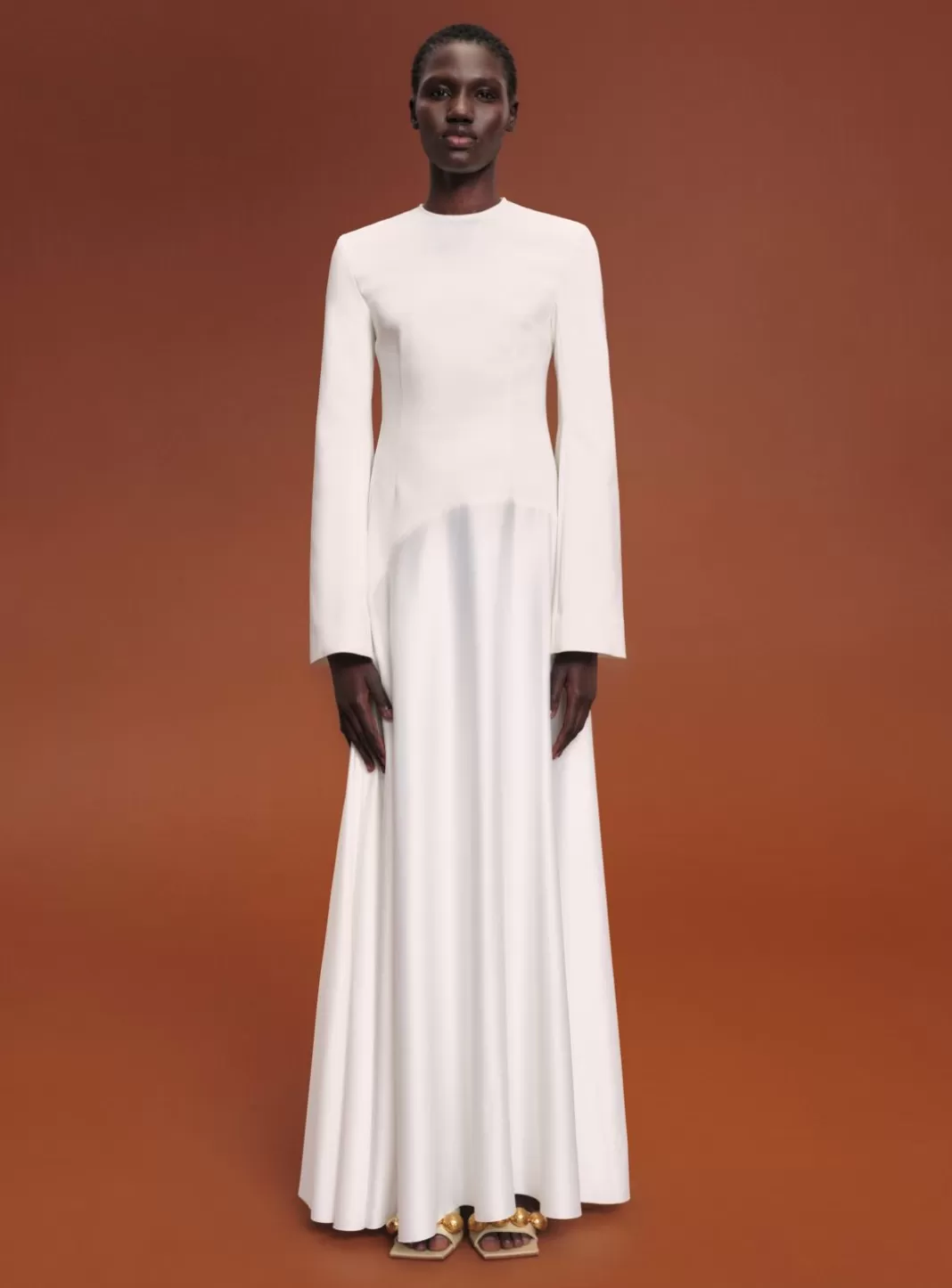 Solace London Bridal^The Storm Maxi Dress In Cream